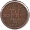 Denmark - 25 Spillemærke - N-D Meka - Indløses Ikke - Obv.jpg
