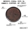 Mexico - Chiha - 1915 - 5c - km613 - Copper - XF - Rev - VRW 41 (with ID).jpg