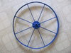 Blue Carriage Wheel one.JPG