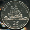 St Helena  25p  Tercentenary  1973  a.JPG