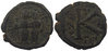 Byzantine Maurice Tiberius and Constantina AE Half Follis 1682.jpg
