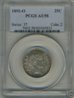 1892-O QTR ty1 pcgs AU 58 holder.JPG