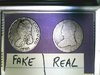 1838 Half Dollar and fake obv.jpg