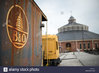 an-aging-bo-railway-car-sits-outside-the-historic-roundhouse-of-the-EFP1Y0.jpg
