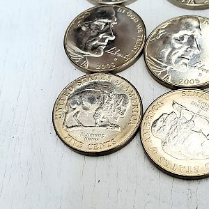 Gold ring 2005 d nickel