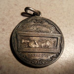 1924 S. Valentino a Catholic Priest .800 Silver