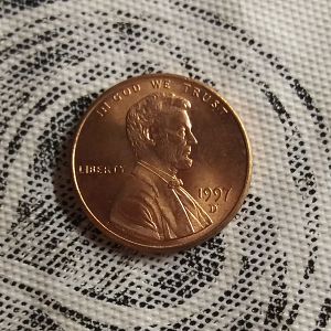 1997D lincoln cent obverse