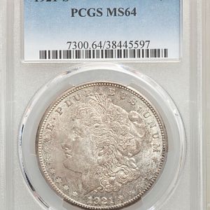 1921 S MS64 Obverse