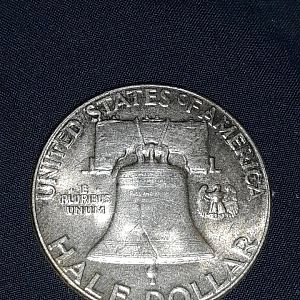 1955 half dollar FBL