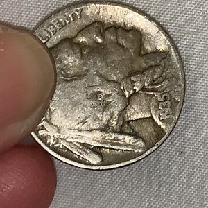1935 Buffalo Nickel with strike error?!!