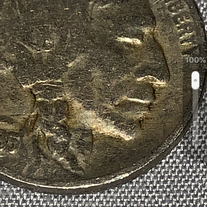 1935 Buffalo Nickel with strike error?!!