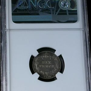 1900 Great Britain 6 pence rev