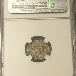 1918 Great Britain 3 pence rev