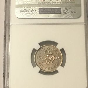 1949 Great Britain 6 pence rev
