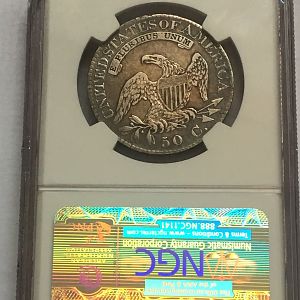 1825 Capped Bust 50 cent rev