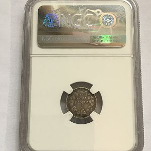 1901 Canada 5 cents rev