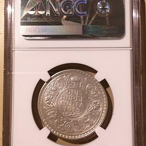 1919(C) India Rupee rev