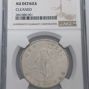 1908 S U.S.-Philippines Peso obv