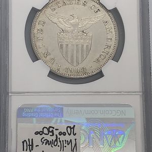 1908 S U.S.-Philippines Peso rev