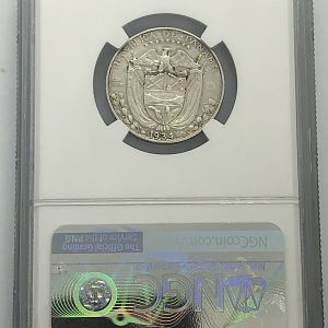 1934 Panama 1/4 Balboa rev