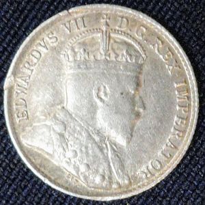 1904 Canada 5 cents obv.
