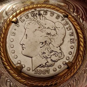 1887 O Morgan Silver Dollar