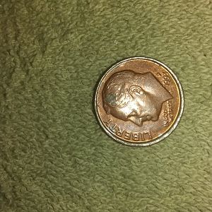 1993 two toned dime