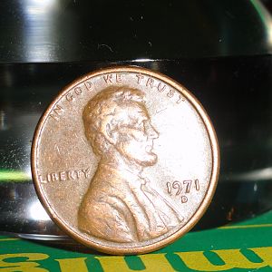 1971D lincoln cent obv