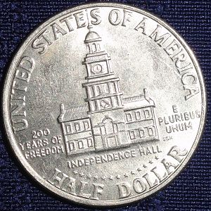 1776-1976 bicentenial half rev