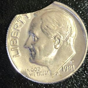 1981 P Dime.