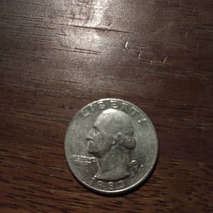 Face of 1983 P mint Quarter