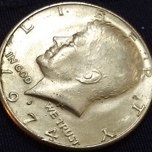 1974D Kennedy Half obverse