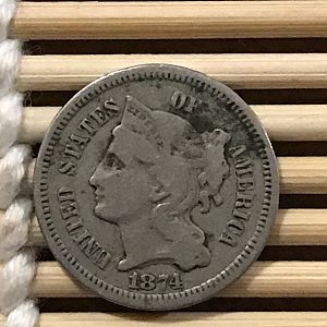 3 cent nickel (for me, tri-cent nickel or 60% of a nickel) #1