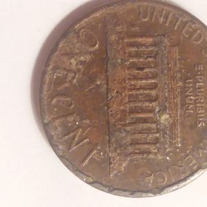 1987 penny reverse