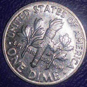 1975 (NO MINMARK) ROOSEVELT DIME