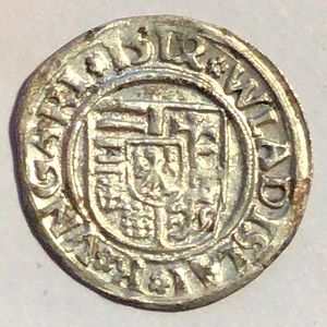 1514 Hungary Denar, old style 4 (Rev)