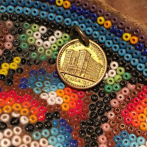 1895 The Bourse Building in Philadelphia-Obverse 13mm