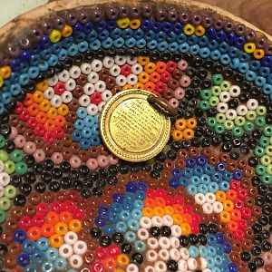 God And Our Country Token-Reverse 13mm