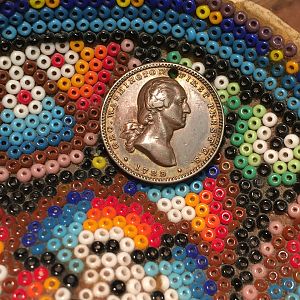 1889 George Washington Centennial Inauguration Token NY-Obverse 19mm