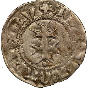 Hungary: Denar, Mary of Anjou (1382-1387), Huszar#569 Rev.