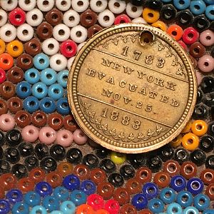 1883 General George Washington Evacuation Token NY-Reverse 16.5mm