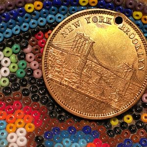 1800's See Our Bridge Token- Reverse 25.5mm