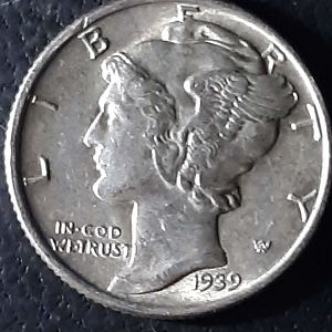 1939 Mercury Dime