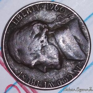 1966 Jefferson nickel obv.