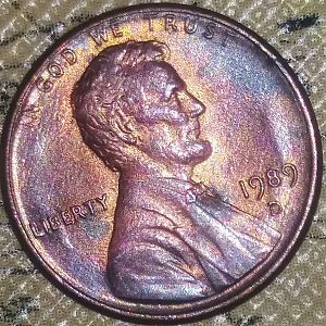 1989D Lincoln Cent obv.