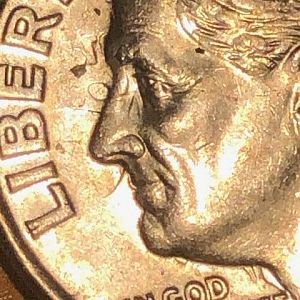 Atypical rare year die clash dime