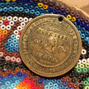 1884 James G. Blaine Republican Candidate for President-Reverse