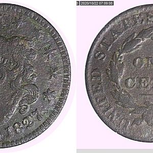 1827 Large Cent