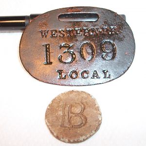 Railroad Luggage Tag  1800's