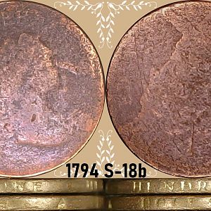 1794 S-18b Head of 93